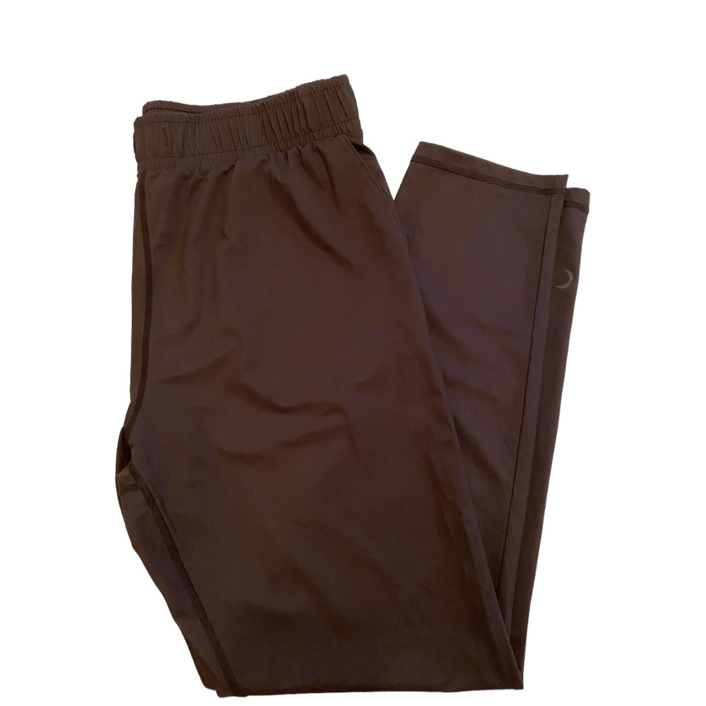 Zyia Active Mens Black Track Pants Medium No Drawstring